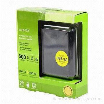 2.5-inch 5,400rpm 8MB Cache USB3.0 External Hard Disk Drive with 500GB Storage Capacity